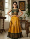 AJD 8157 Soft Lichi Silk Lehenga With Blouse Bulk Orders In India